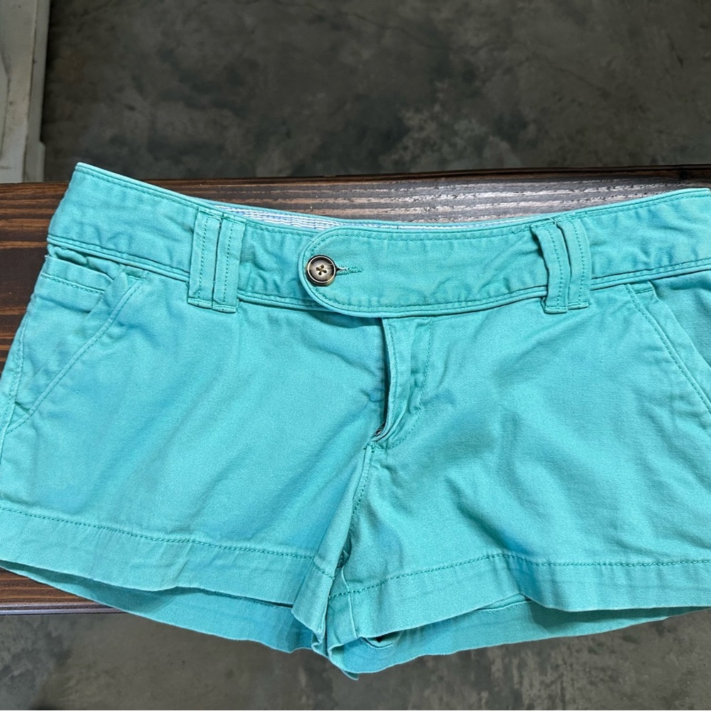 Red Camel Aqua  Cotton Shorts